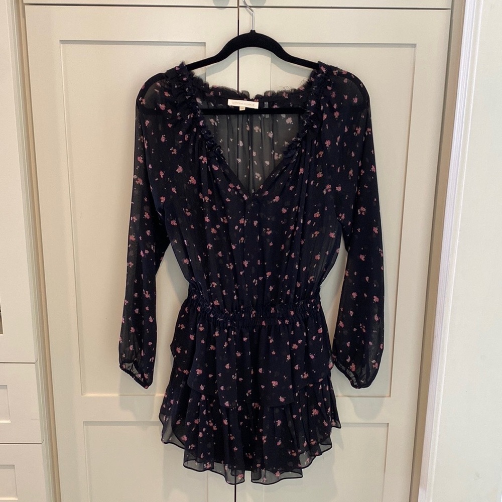 LoveShackFancy, Medium, Floral black dress🖤